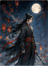 《长风入夜》漫画封面